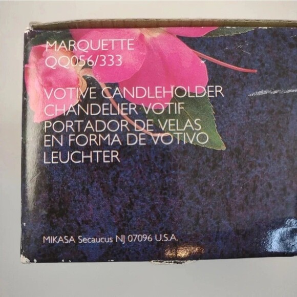 Mikasa Marquette Votive Candle Holder New in Box - Picture 10 of 15